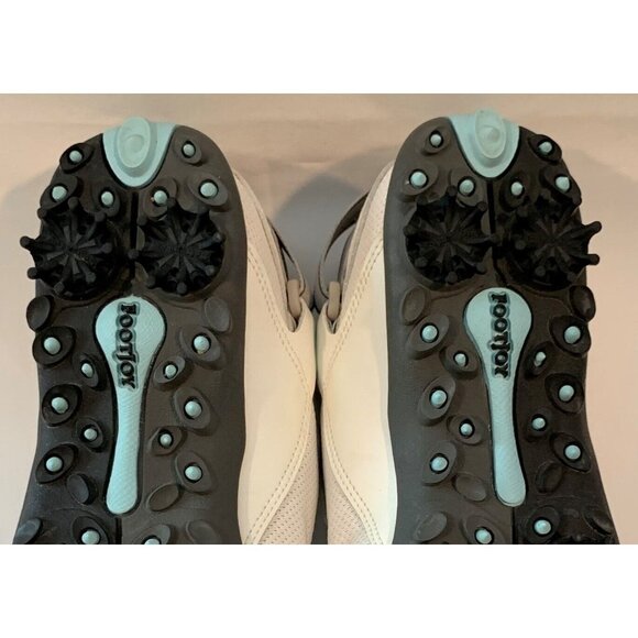 Footjoy LoPro Collection Womens 6M Soft Spike Golf Shoes White Leather Mesh - Picture 12 of 16